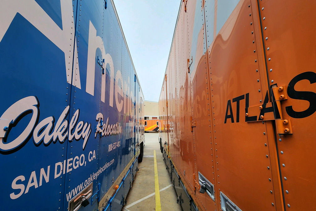 Oakley Relocation team and moving truck